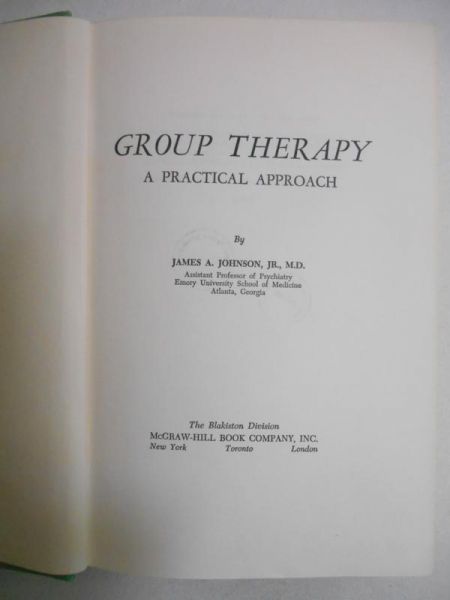 Johnson James A. - Group Therapy: a Practical Approach