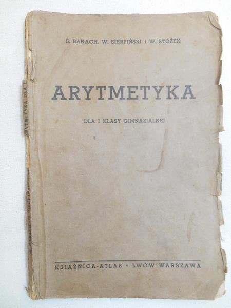 Arytmetyka dla klasy I gimnazjalnej 1937 r.