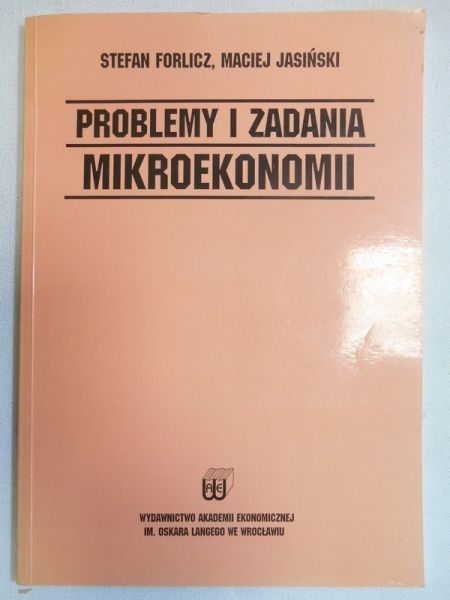Problemy i zadania mikroekonomii