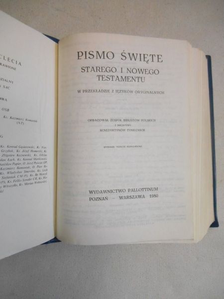 Pismo Święte Starego i Nowego Testamentu