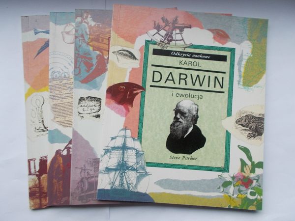 Karol Darwin i ewolucja/ Maria Skłodowska-Curie i rad/ Galileusz i wszechświat/ Thomas Edison i elektryczność