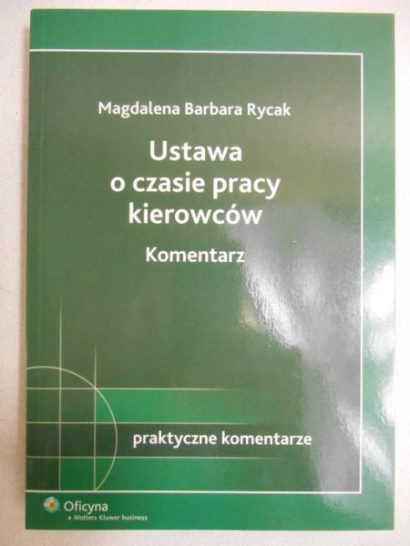 Rycak   - Ustawa o czasie pracy kierowców