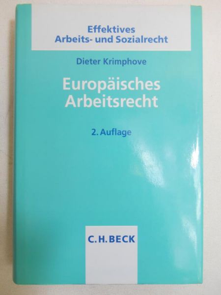 Krimphove Dieter - Europaisches Arbeitsrecht