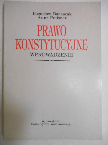 Prawo konstytucyjne wprowadzenie