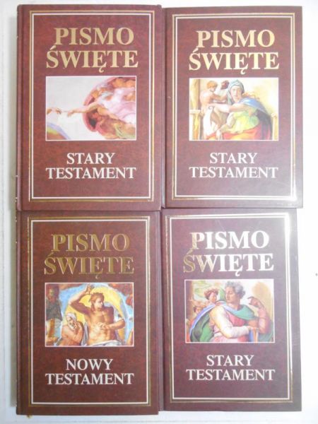 Pismo Święte. Stary Testament i Nowy Testament, 4 tomy