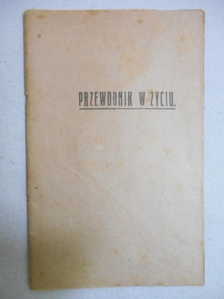 Przewodnik w życiu, 1928 r.