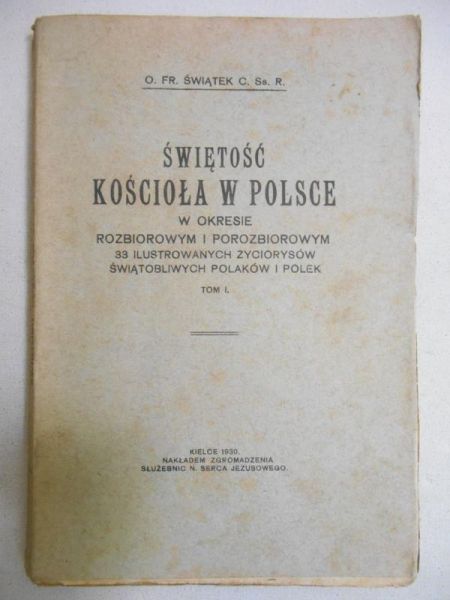 Świętość Kościoła w Polsce, 1930 r.