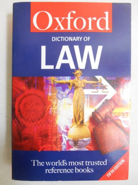 Oxford dictionary of law