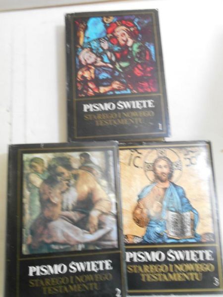 Pismo Święte Starego i Nowego Testamentu, Tom I-III