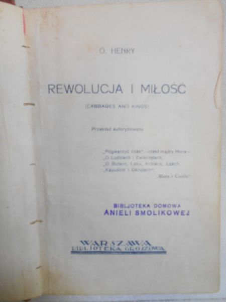 Rewolucja i miłość 1928 r.