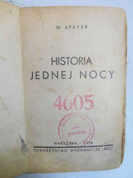 Historia jednej nocy 1939 r.