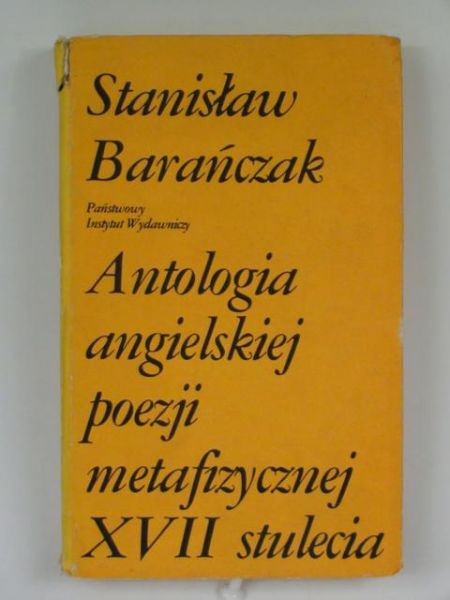 Antologia angielskiej poezji metafizycznej XVII stulecia
