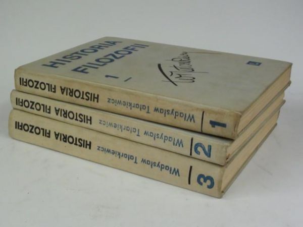 Historia filozofii, t. I-III, autograf