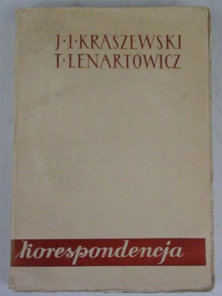 Kraszewski J. Lenartowicz T. - Korespondencja