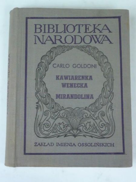 Kawiarenka wenecka/ Mirandolina, BN
