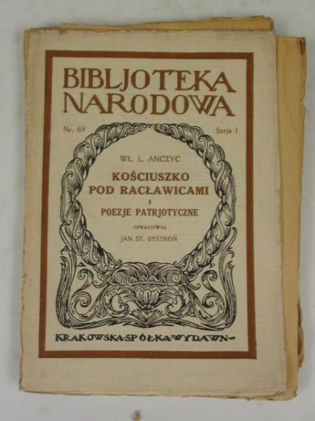 Kościuszko pod Racławicami i poezje patrjotyczne, 1924 r., BN