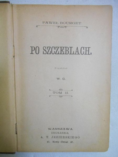 Po szczeblach t. II 1903 r.