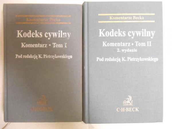 Kodeks cywilny. Komentarz, t.I-II