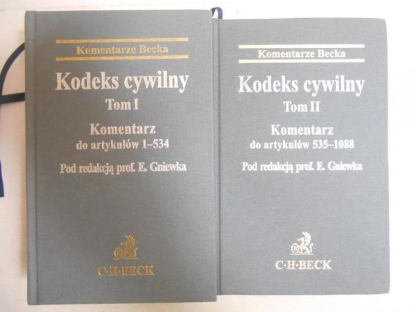 Gniewko E. (red.) - Kodeks cywilny. Komentarz, t.I-II