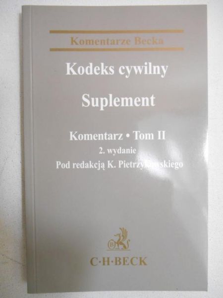 Kodeks cywilny. Suplement