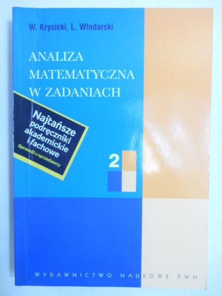Analiza matematyczna w zadaniach 2