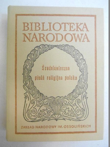 Średniowieczna pieśń religijna polska, BN