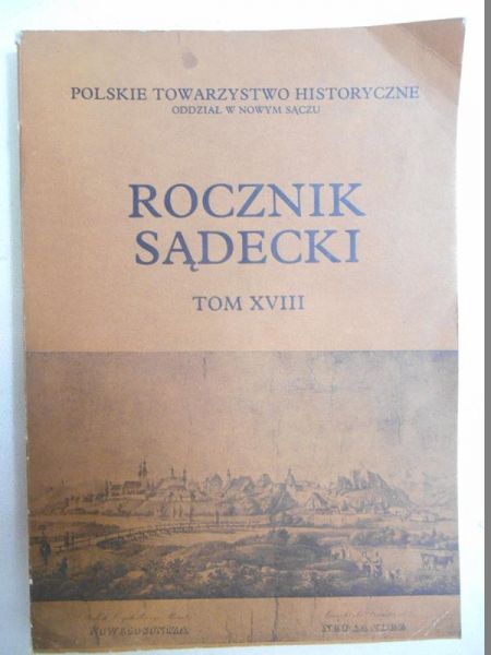 Rocznik sądecki. T. XVIII
