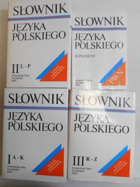 Słownik języka polskiego PWN, Tom I-III