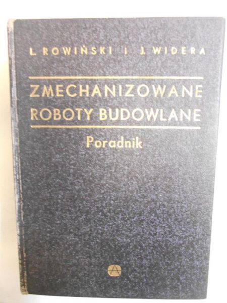 Zmechnizowane roboty budowlane