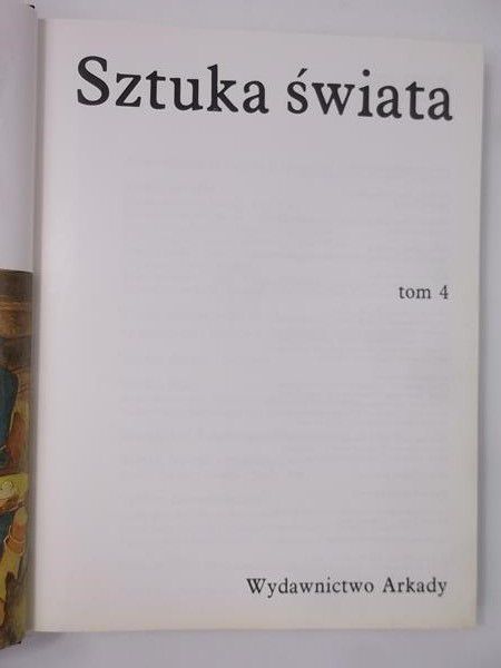 Sztuka świata, Tom IV