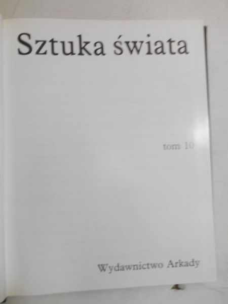 Sztuka świata, tom X