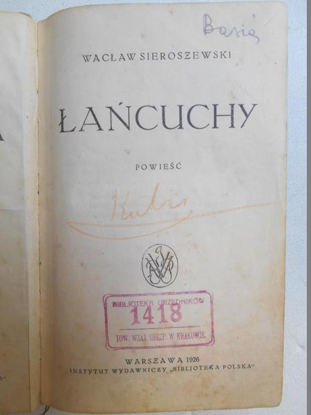 Łańcuchy, 1926 r.