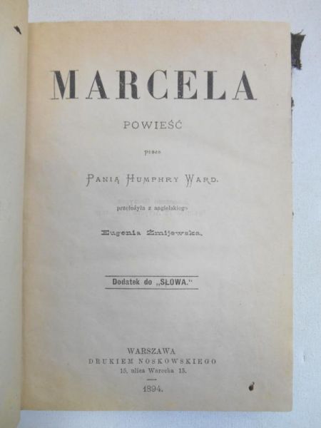 Marcela, 1894