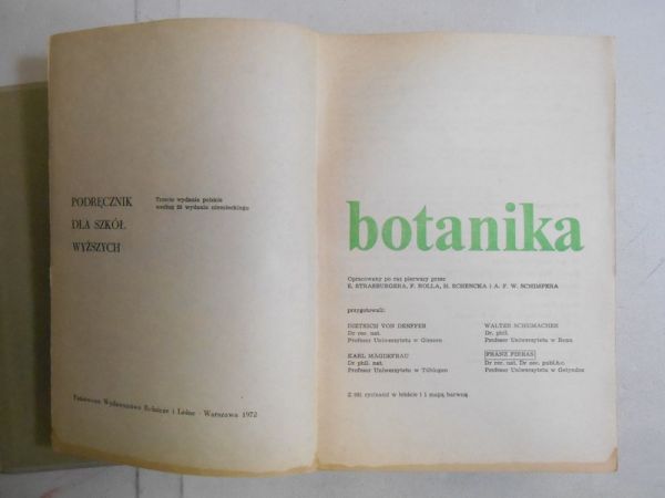 Botanika. Podręcznik dla szkół wyższych