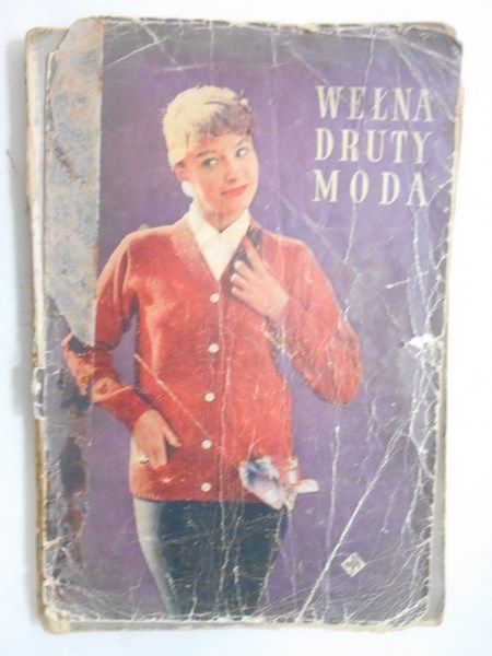 Wełna druty moda