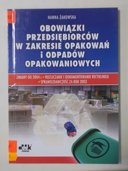 Obowiązki przedsiębiorców w zakresie opakowań i odpadów opakowaniowych