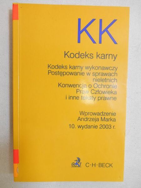Marek Andrzej (wprowadzenie) - Kodeks karny