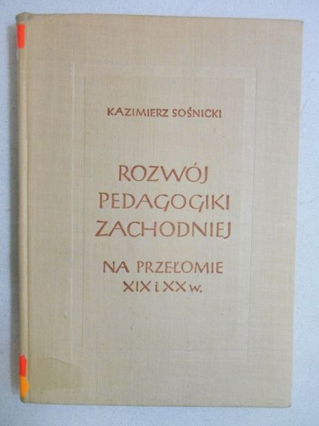 Rozwój pedagogiki zachodniej na przełomie XIX  i XX wieku