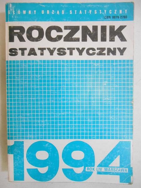 Rocznik statystyczny 1994