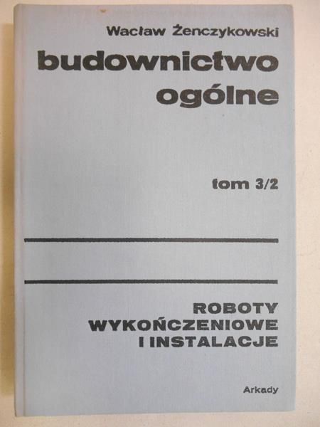 Budownictwo ogólne, Tom 3/2