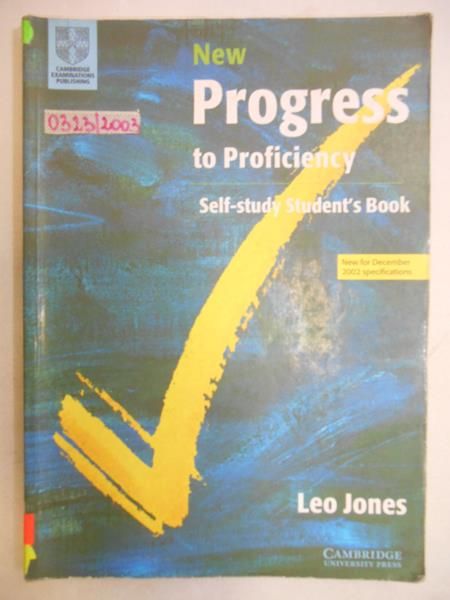 Jones Leo - New Progress to Proficiency