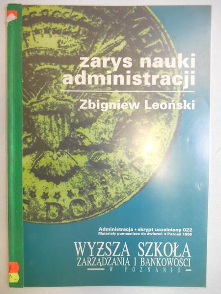 Zarys nauki administracji