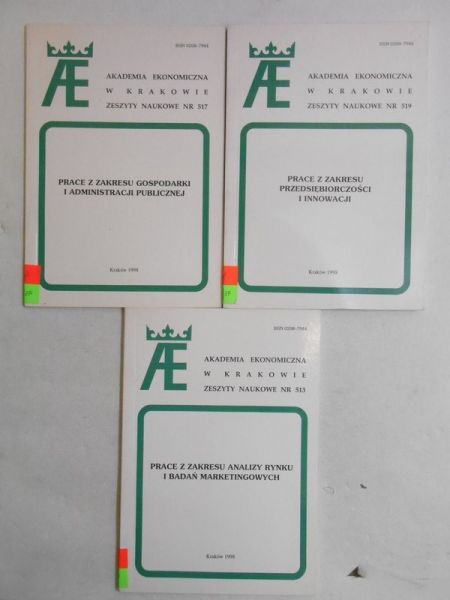 AE Kraków, Zeszyty Naukowe, 3 numery