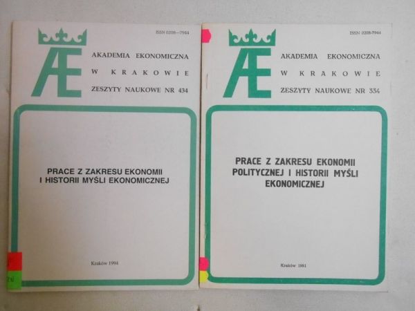 AE Kraków, Zeszyty Naukowe, 2 numery