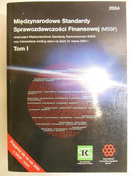 Międzynarodowe Standardy Sprawozdawczości Finansowej MSSF/MSR