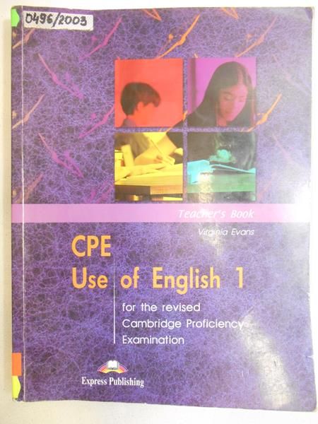 CPE Use of English 1