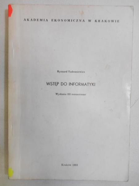 Wstęp do informatyki