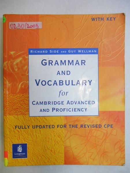 Grammar and vocabulary