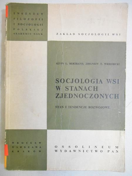 Socjologia wsi w Stanach Zjednoczonych
