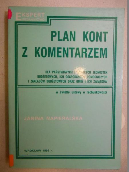 Plan kont z komentarzem